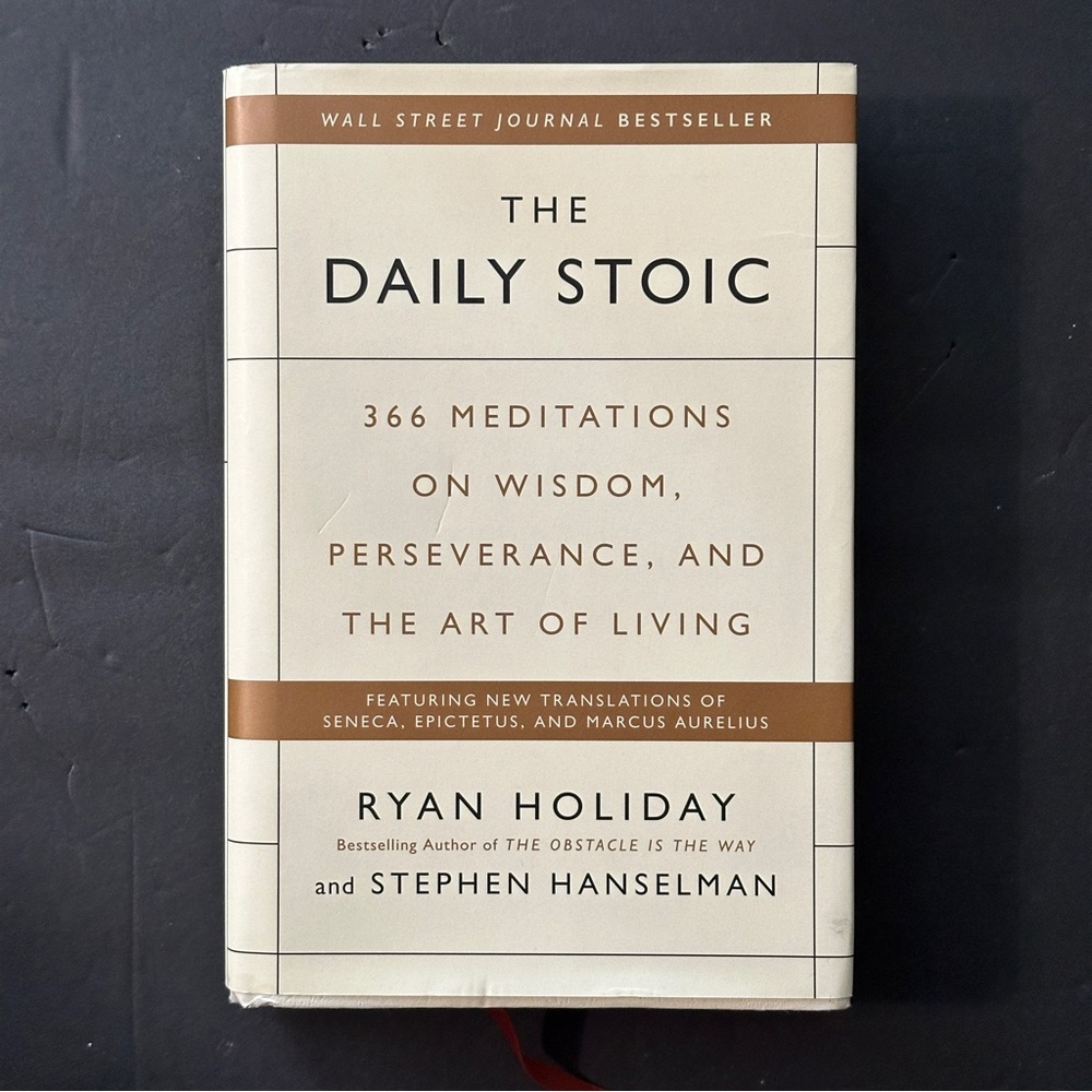 The Daily Stoic by Ryan Holiday | Self-Help, Philosophy | Hardcover Book